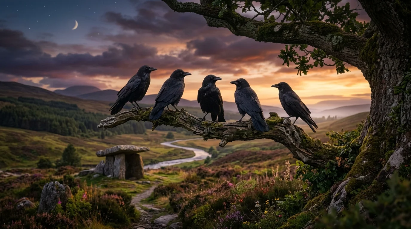 Biblical Background of 5 Crows Spiritual Meaning