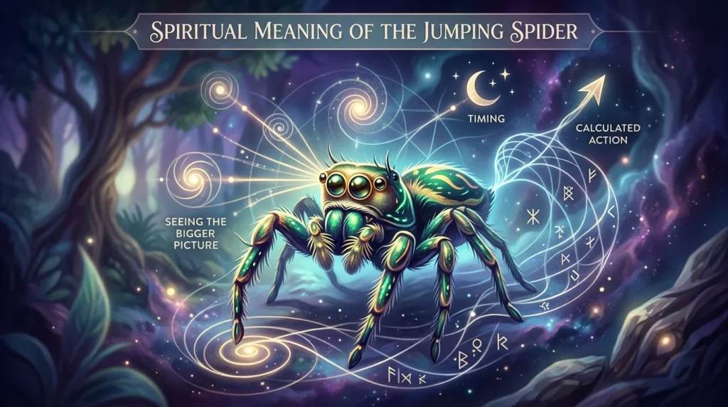 jumping spider spiritual meaning