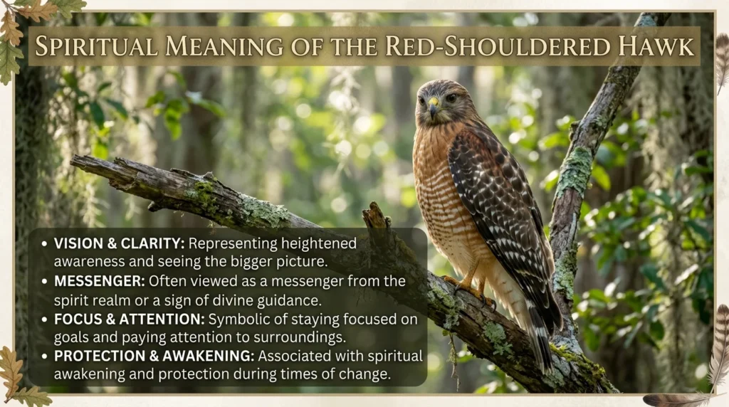 red shouldered hawk spiritual meaning