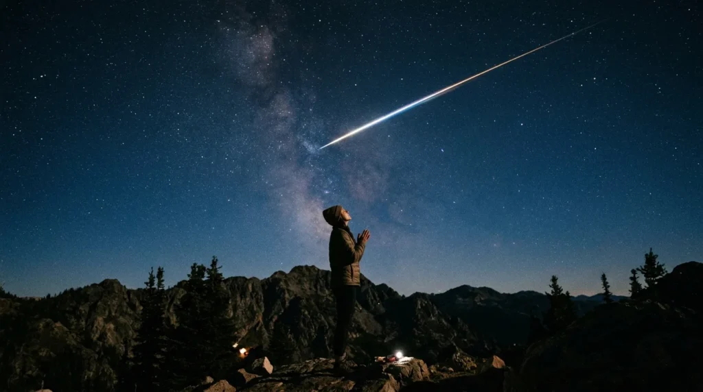 shooting star spiritual meaning